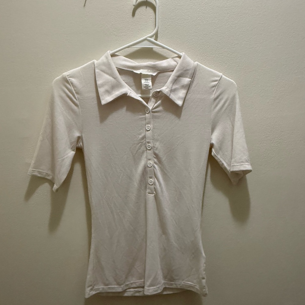 H&M White Collared Shirt